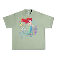Oil Green the little mermaid ari  and flounder sea t shirt Urban Heavy Tee - artisFamous