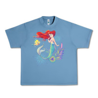 Pebble Blue the little mermaid ari  and flounder sea t shirt Urban Heavy Tee - artisFamous