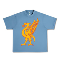 Pebble Blue liverpool bird license plate Urban Heavy Tee - artisFamous