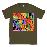 Army Green Pride love is love Classic Tee - FaDigitalArtStudio