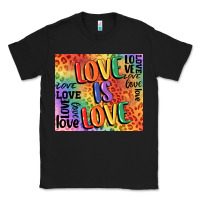 Black Pride love is love Classic Tee - FaDigitalArtStudio