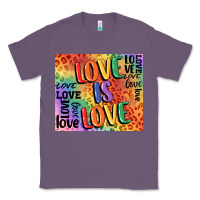 Lavender Pride love is love Classic Tee - FaDigitalArtStudio