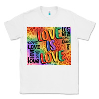 White Pride love is love Classic Tee - FaDigitalArtStudio