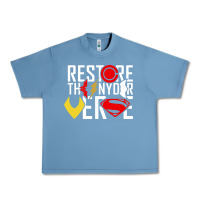 Pebble Blue restore the snyderverse Urban Heavy Tee - artisFamous