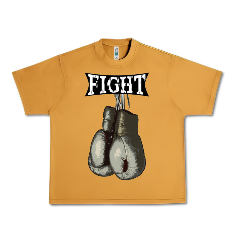 Boxing Vintage Fight Gloves Urban Heavy Tee by artisFamous | Teevron
