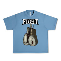 Pebble Blue boxing vintage fight gloves Urban Heavy Tee - artisFamous