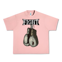 Salmon boxing vintage fight gloves Urban Heavy Tee - artisFamous