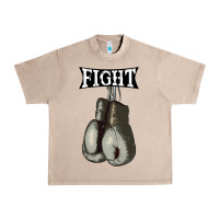 French Oak boxing vintage fight gloves Urban Heavy Tee - artisFamous