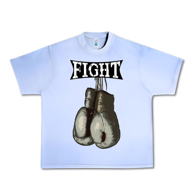 Boxing Vintage Fight Gloves Urban Heavy Tee by artisFamous | Teevron