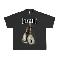 Pigment Black boxing vintage fight gloves Urban Heavy Tee - artisFamous