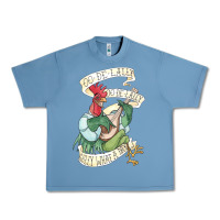Pebble Blue alan a dale rooster  oo de lally golly what a day tattoo watercolor pa Urban Heavy Tee - artisFamous