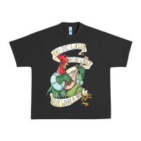 Pigment Black alan a dale rooster  oo de lally golly what a day tattoo watercolor pa Urban Heavy Tee - artisFamous