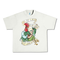 Pistachio alan a dale rooster  oo de lally golly what a day tattoo watercolor pa Urban Heavy Tee - artisFamous