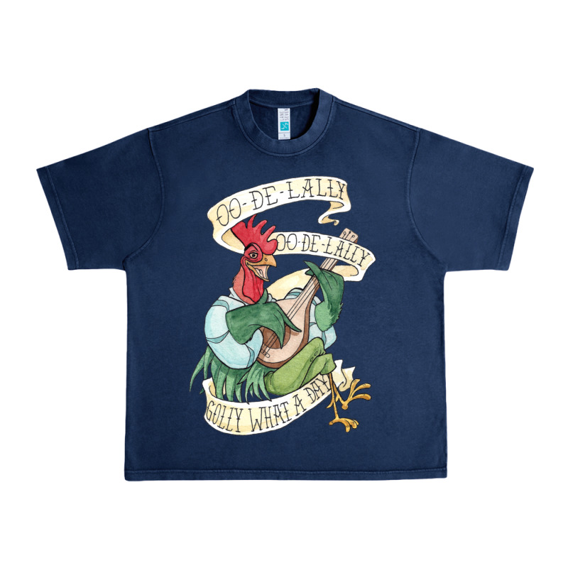 Alan A Dale Rooster  Oo De Lally Golly What A Day Tattoo Watercolor Pa Urban Heavy Tee by artisFamous | Teevron