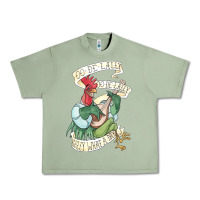 Oil Green alan a dale rooster  oo de lally golly what a day tattoo watercolor pa Urban Heavy Tee - artisFamous