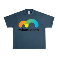 Midnight Navy MIAMI OPEN Urban Heavy Tee - artisFamous