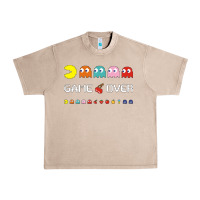 French Oak cool retro 80s pacman ghosts video games Urban Heavy Tee - artisFamous