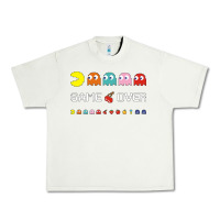 Pistachio cool retro 80s pacman ghosts video games Urban Heavy Tee - artisFamous