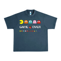 Midnight Navy cool retro 80s pacman ghosts video games Urban Heavy Tee - artisFamous
