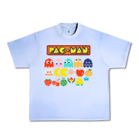 Grape Ice 80s pacman ghosts video games Urban Heavy Tee - artisFamous