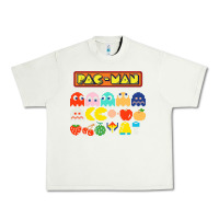 Pistachio 80s pacman ghosts video games Urban Heavy Tee - artisFamous