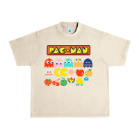 Sandshell 80s pacman ghosts video games Urban Heavy Tee - artisFamous