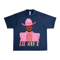 Navy lil nas x 2 Urban Heavy Tee - artisFamous