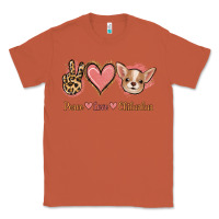 Copper Peace Love Chihuahua Classic Tee - Jasminsmagicworld