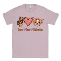 Lilac Peace Love Chihuahua Classic Tee - Jasminsmagicworld