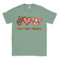 Sage Peace Love Chihuahua Classic Tee - Jasminsmagicworld