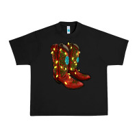 Black cowboy boots christmas Urban Heavy Tee - RanaPortraitStore