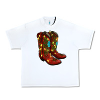 White cowboy boots christmas Urban Heavy Tee - RanaPortraitStore