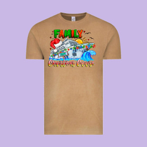 Family 2024 Christmas Cruise Vintage Tee Designed By Cowhidedigitalart