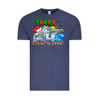 Vintage Denim family 2024 christmas cruise Vintage Tee - CowhideDigitalArt