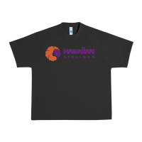Pigment Black hawaiian airlines Urban Heavy Tee - artisFamous