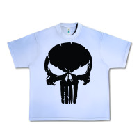 Grape Ice the punisher skull black Urban Heavy Tee - artisFamous