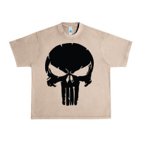 French Oak the punisher skull black Urban Heavy Tee - artisFamous