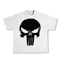 Lunar Rock the punisher skull black Urban Heavy Tee - artisFamous