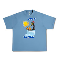 Pebble Blue Just Chill Urban Heavy Tee - artisFamous