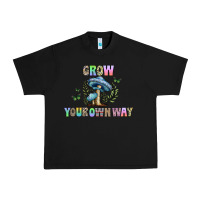Black grow your own way Urban Heavy Tee - CowhideDigitalArt