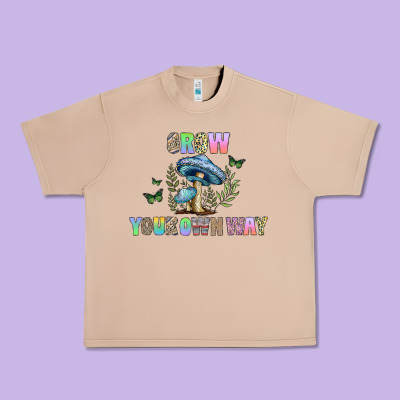 Grow Your Own Way Urban Heavy Tee Designed By Cowhidedigitalart