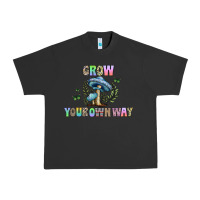 Pigment Black grow your own way Urban Heavy Tee - CowhideDigitalArt