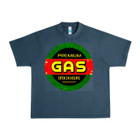 Midnight Navy GARAGE CAR GASOLINE Urban Heavy Tee - artisFamous