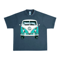 Midnight Navy hippie surf van Urban Heavy Tee - artisFamous