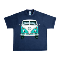 Navy hippie surf van Urban Heavy Tee - artisFamous