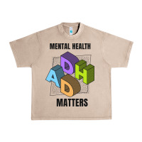 French Oak adhd mental health matters Urban Heavy Tee - artisFamous