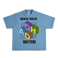 Pebble Blue adhd mental health matters Urban Heavy Tee - artisFamous