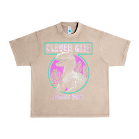 French Oak distressed teal raptor clever girl t shirt Urban Heavy Tee - artisFamous