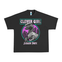 Pigment Black distressed teal raptor clever girl t shirt Urban Heavy Tee - artisFamous