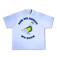 Grape Ice ask me about my duck Urban Heavy Tee - artisFamous